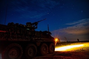 Tank at Dusk