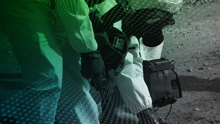 People in radiation suits